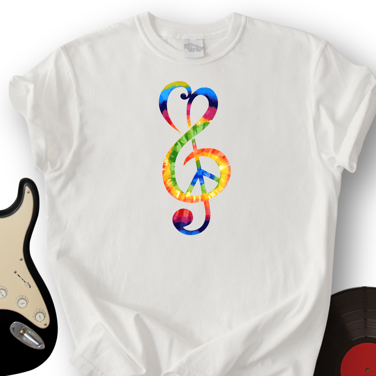 Peace Music Note T-Shirt product image 5