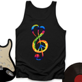 Peace Music Note Tank Top