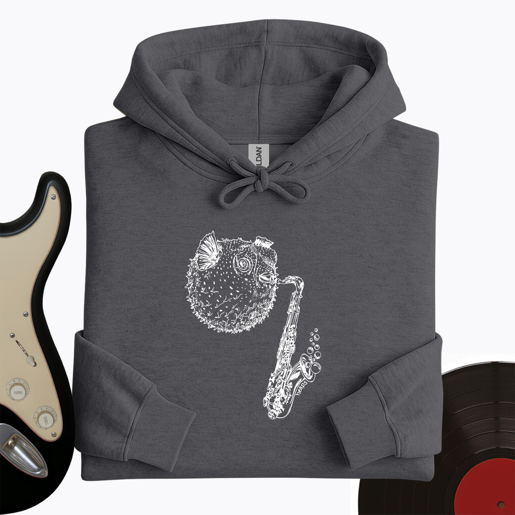 Puffer Fish Saxophone Hoodie product image 1