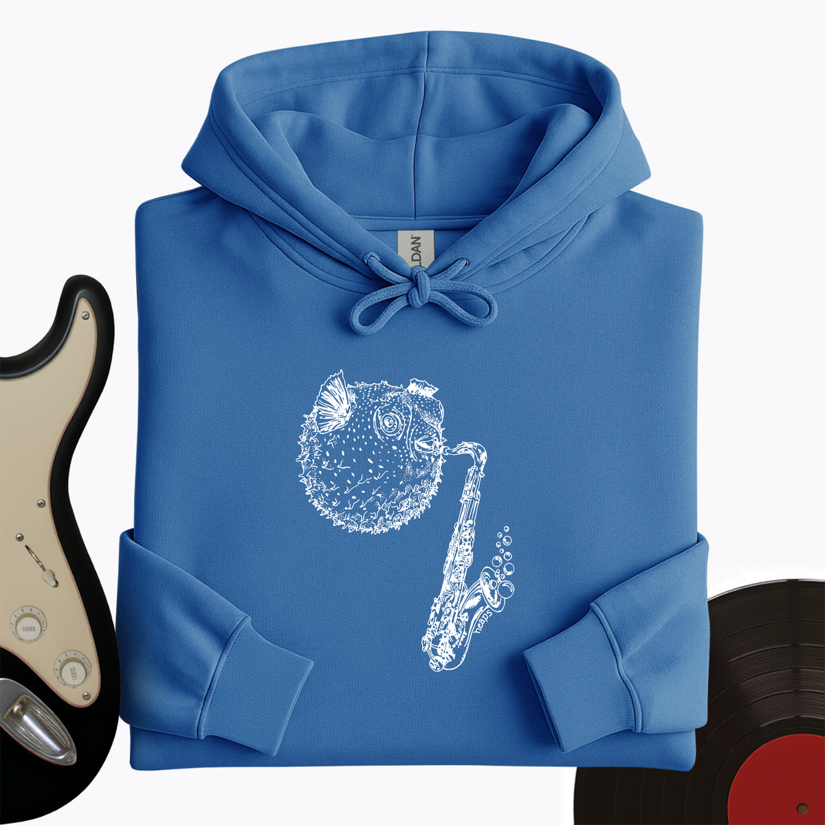 Puffer Fish Saxophone Hoodie product image 7