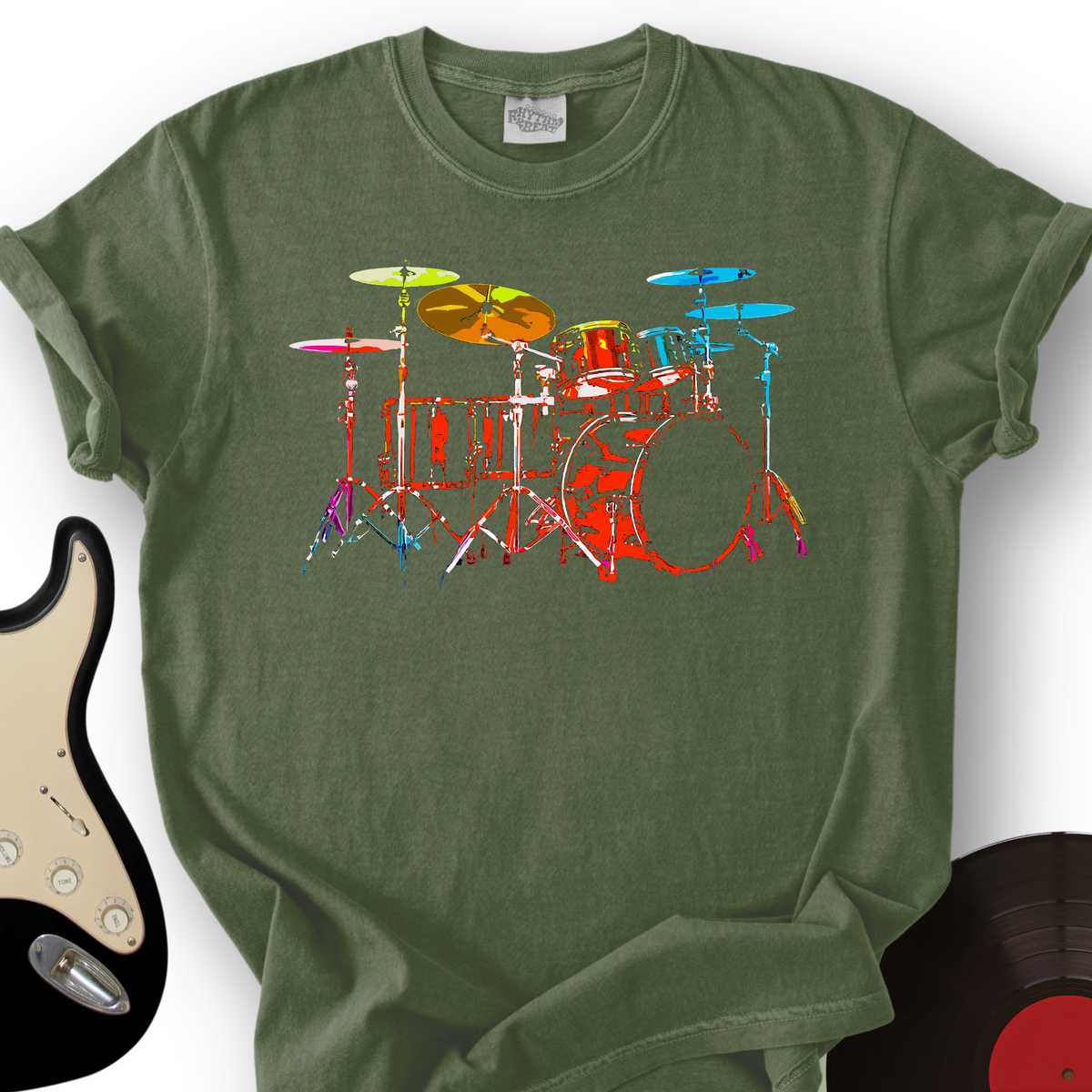 Rainbow Drums T-Shirt product image 6