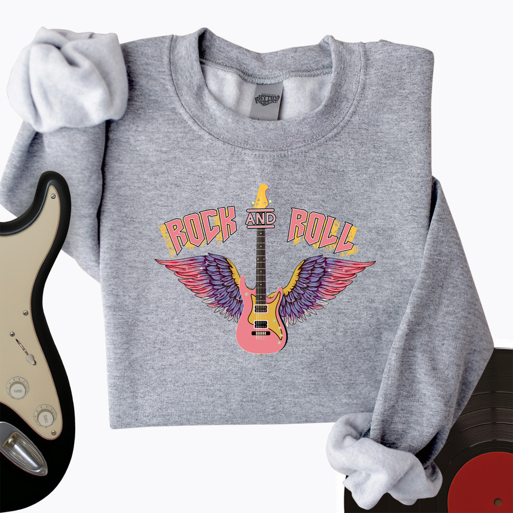 Rock and Roll is Pink Crewneck product image 2