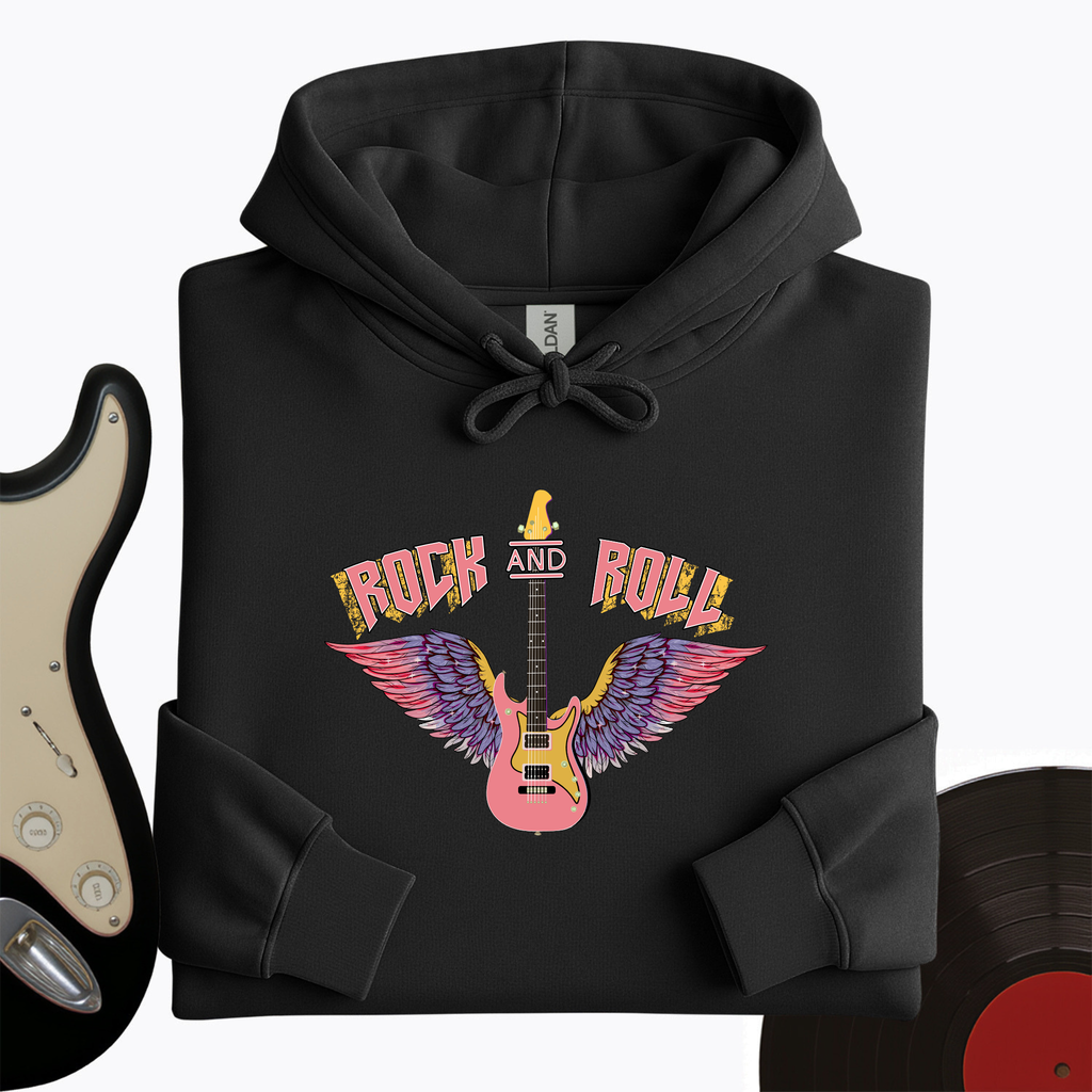 Rock and Roll is Pink Hoodie product image 1