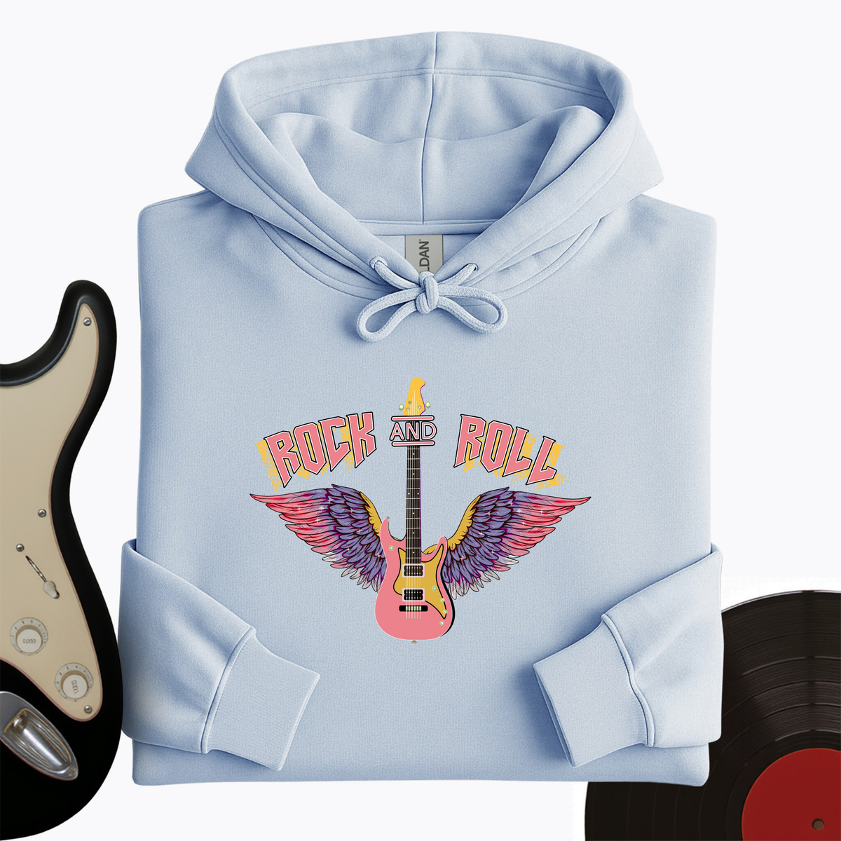 Rock and Roll is Pink Hoodie product image 10