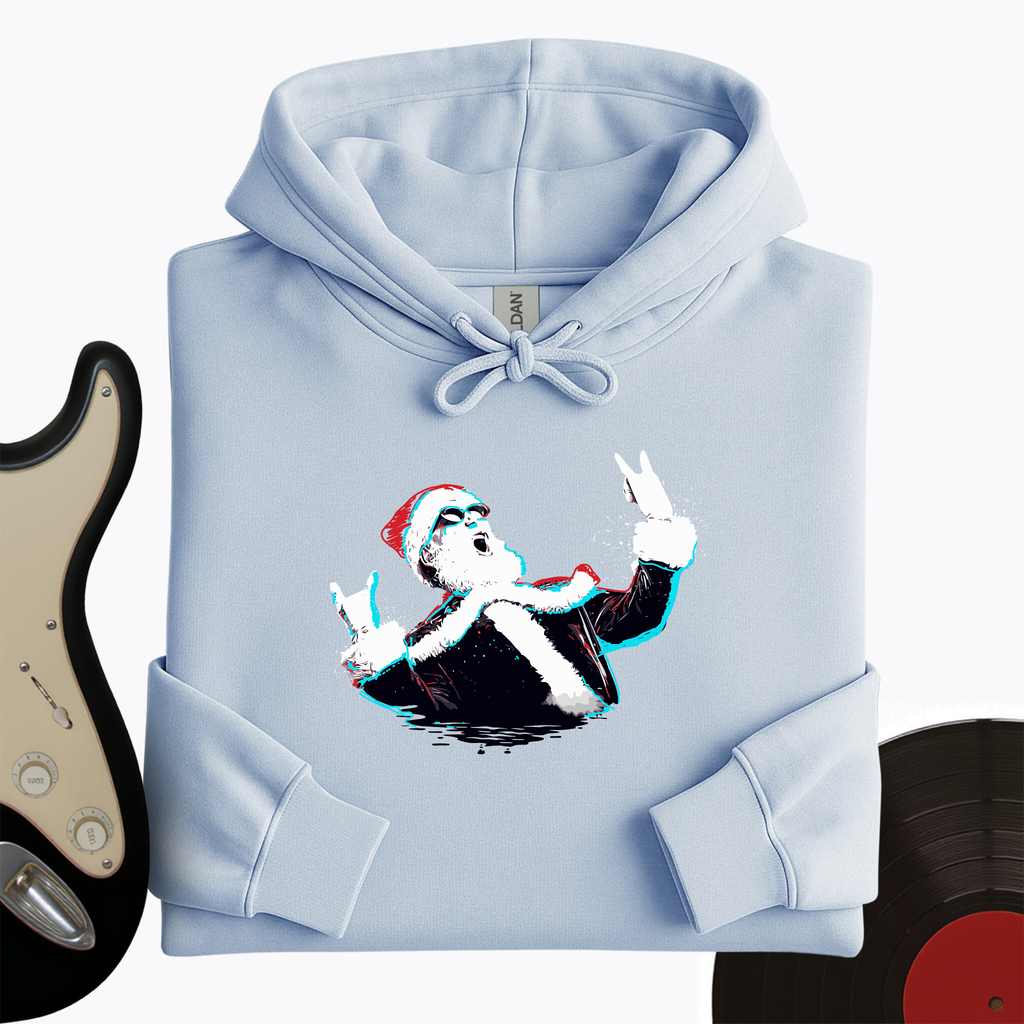 Rock and Roll Santa Hoodie product image 9