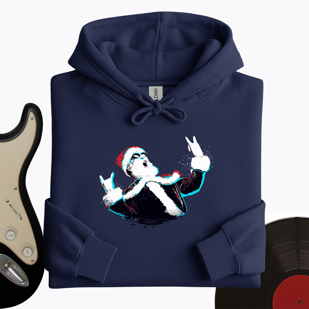 Rock and Roll Santa Hoodie product image 4