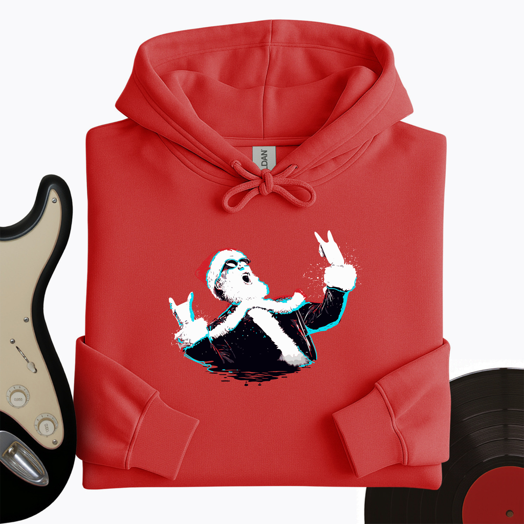 Rock and Roll Santa Hoodie product image 7