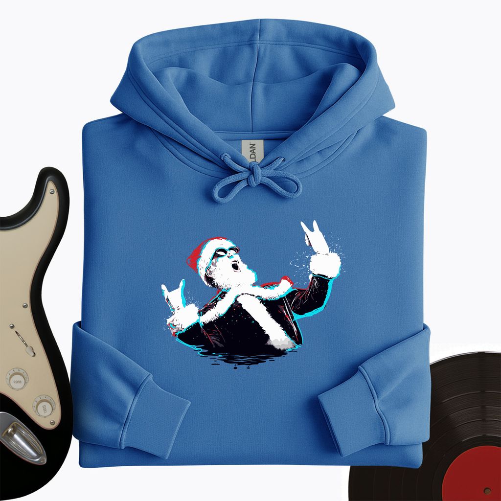 Rock and Roll Santa Hoodie product image 8
