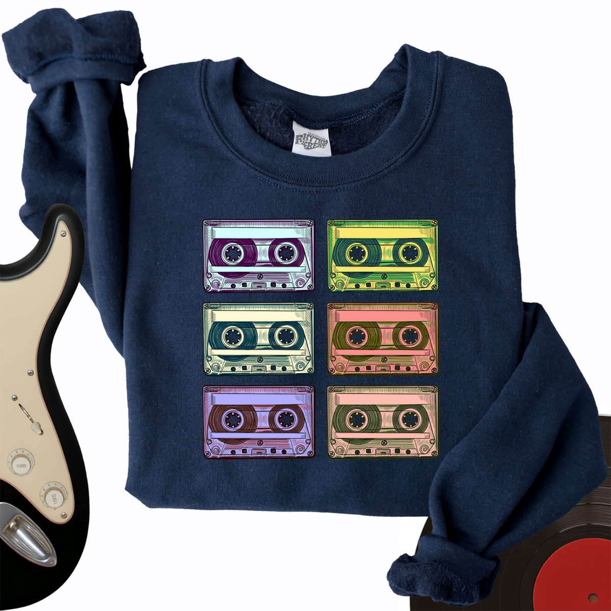 Retro Rock Tapes Crewneck product image 2