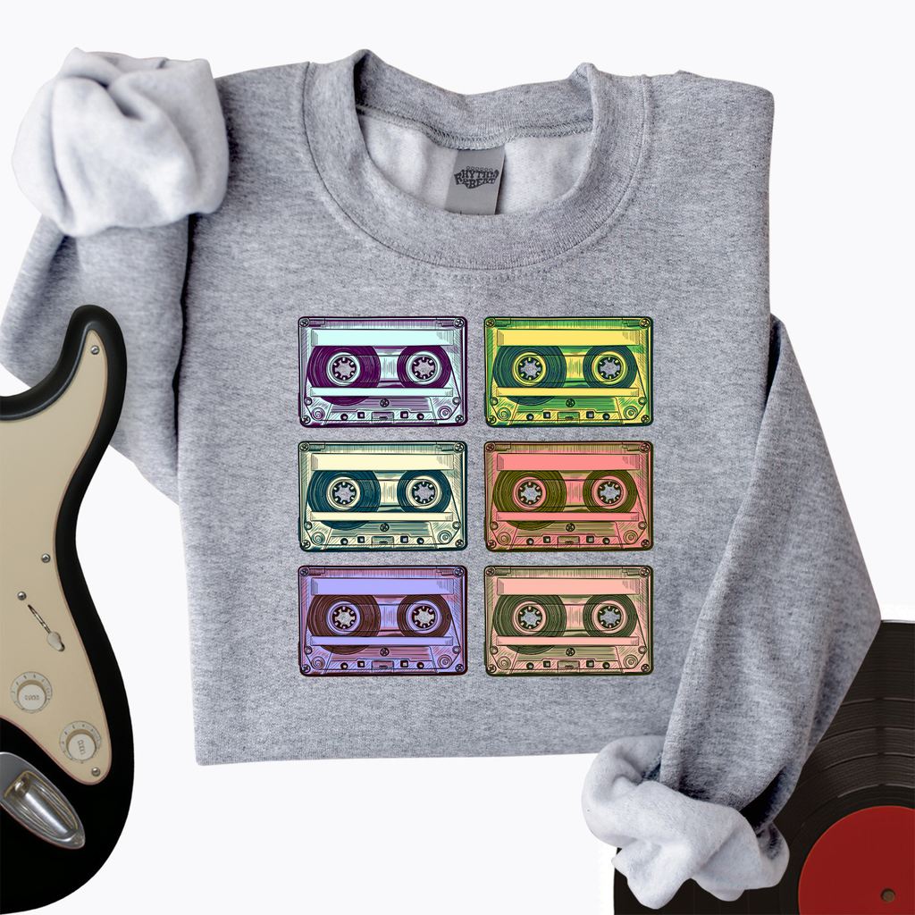 Retro Rock Tapes Crewneck product image 3