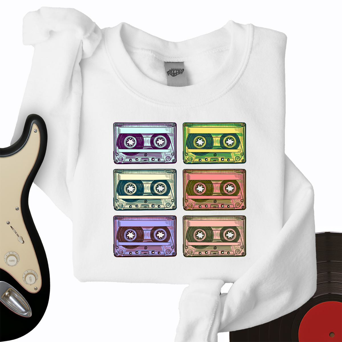 Retro Rock Tapes Crewneck product image 1