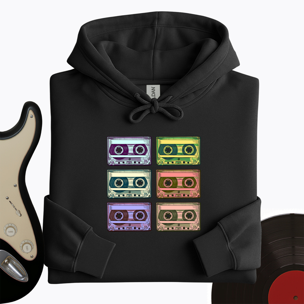 Retro Rock Tapes Hoodie product image 6