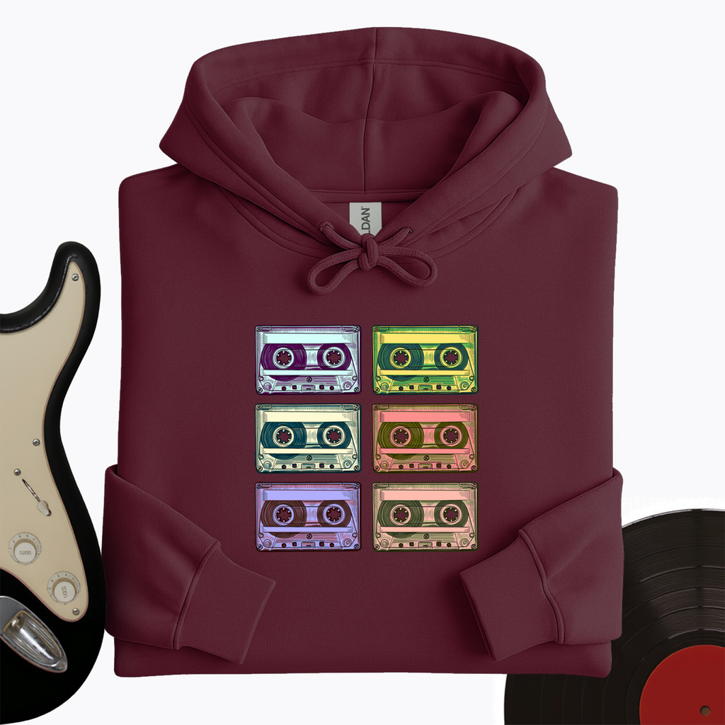 Retro Rock Tapes Hoodie product image 3