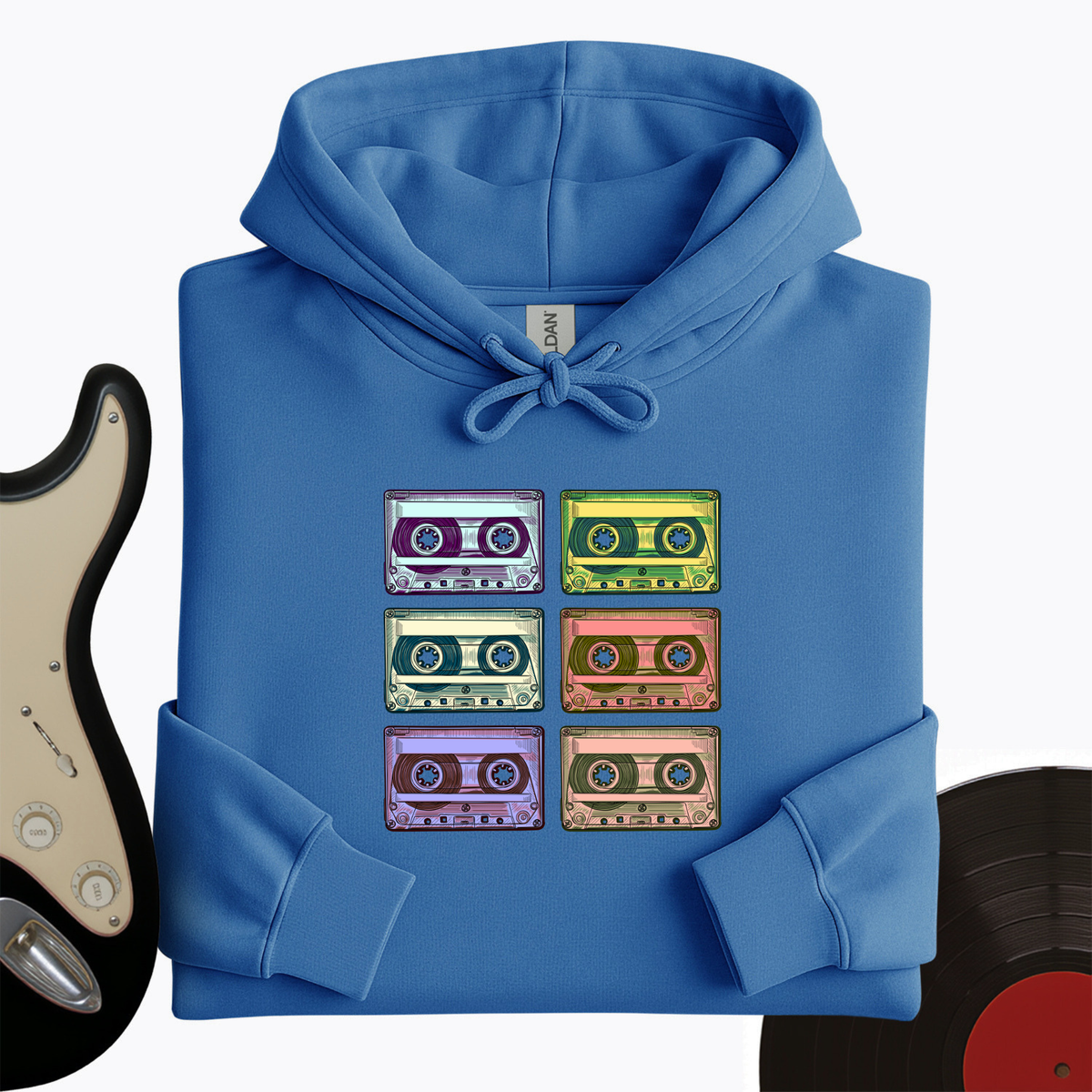 Retro Rock Tapes Hoodie product image 8