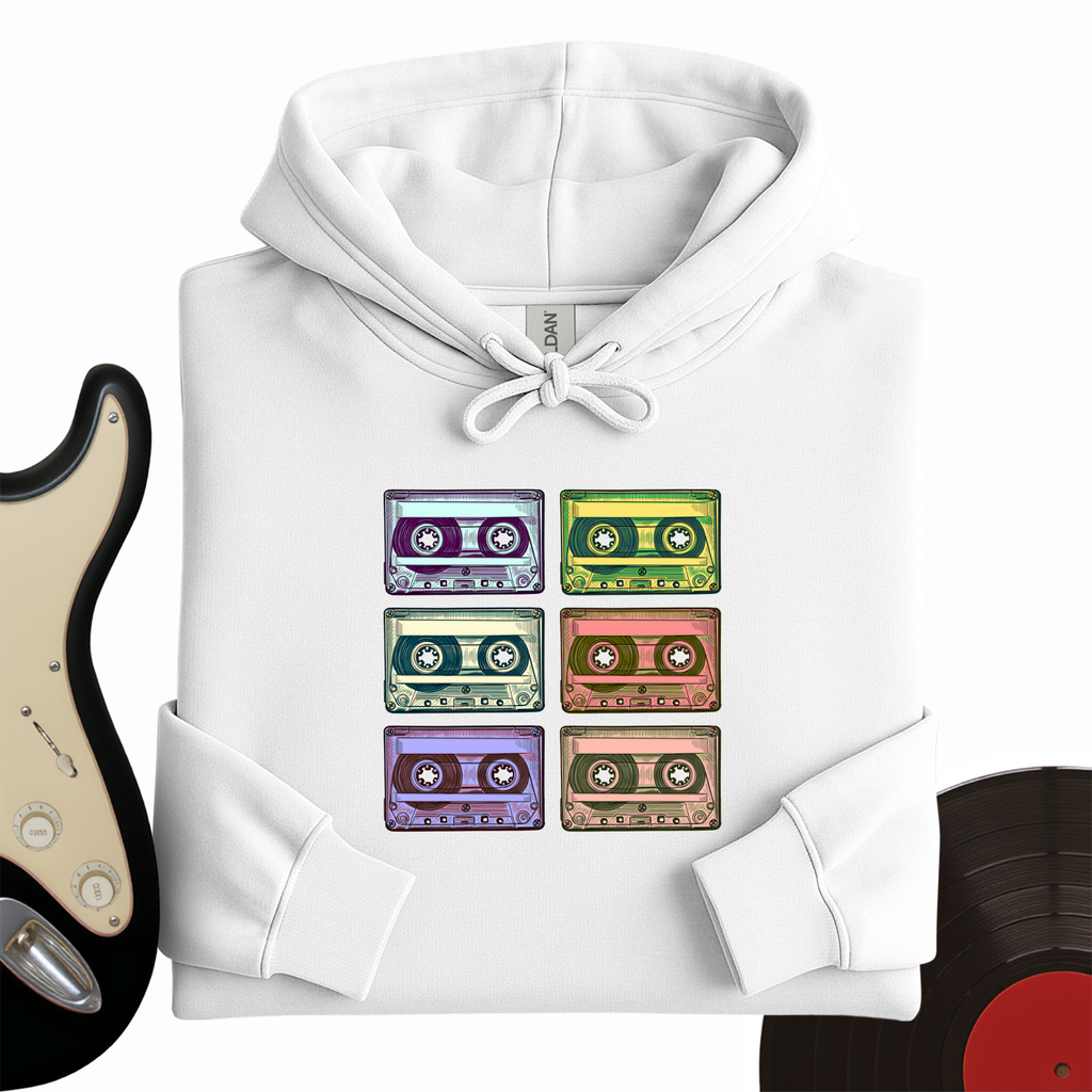 Retro Rock Tapes Hoodie product image 5