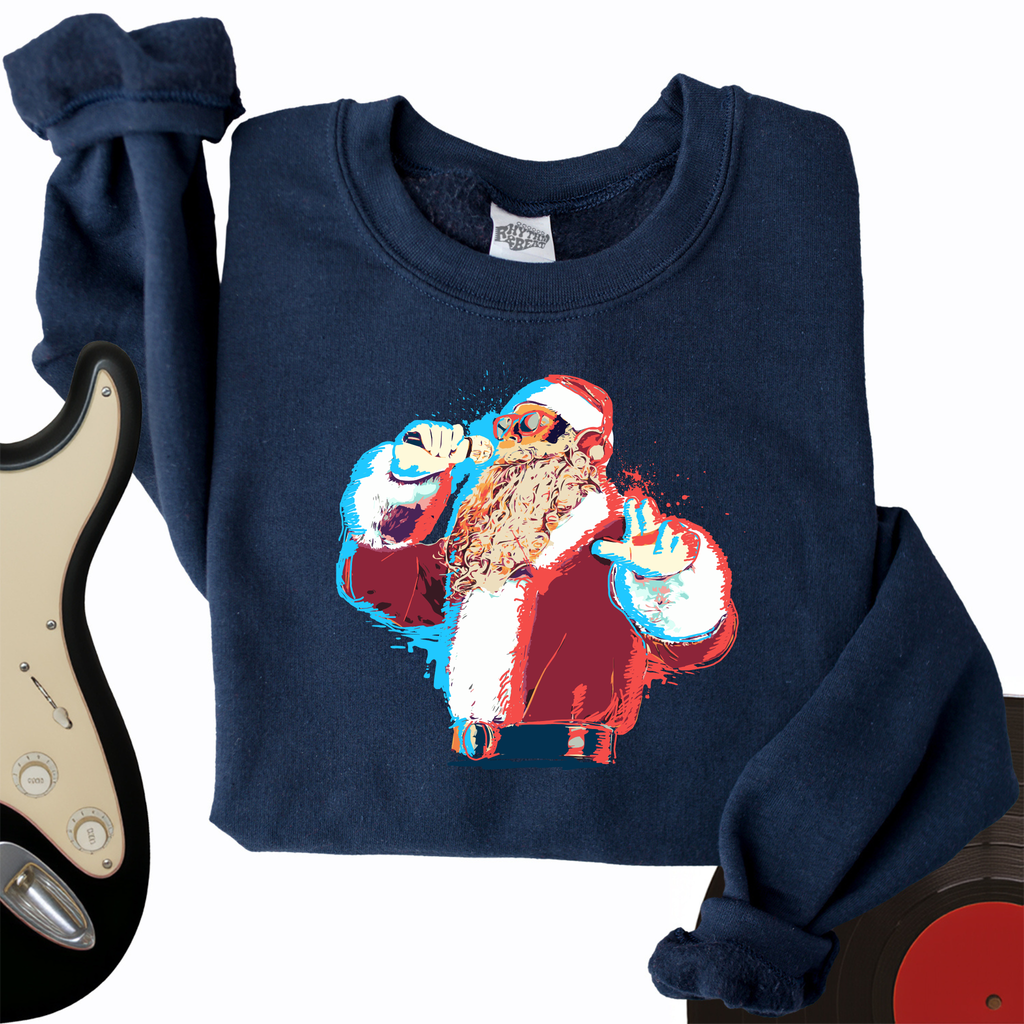 Santa On The Mic Crewneck product image 2