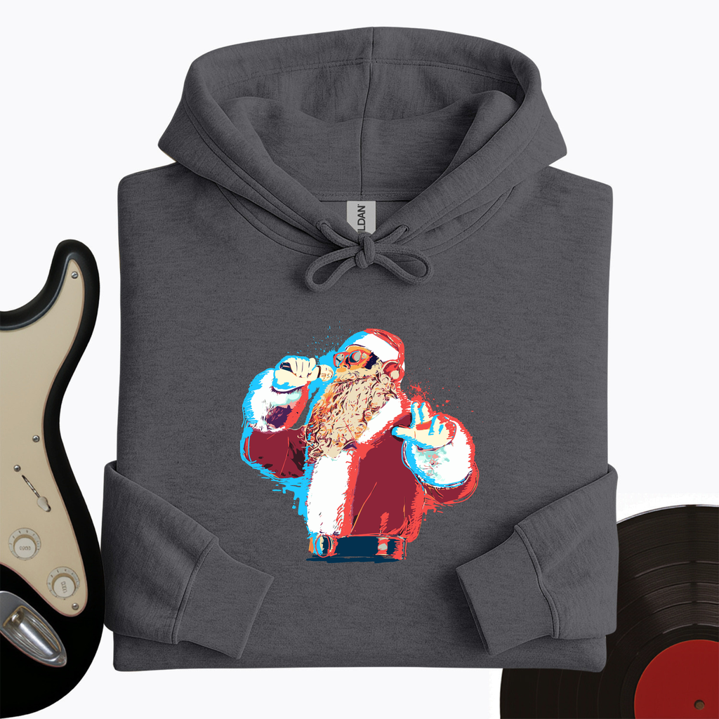 Santa On The Mic Hoodie product image 1