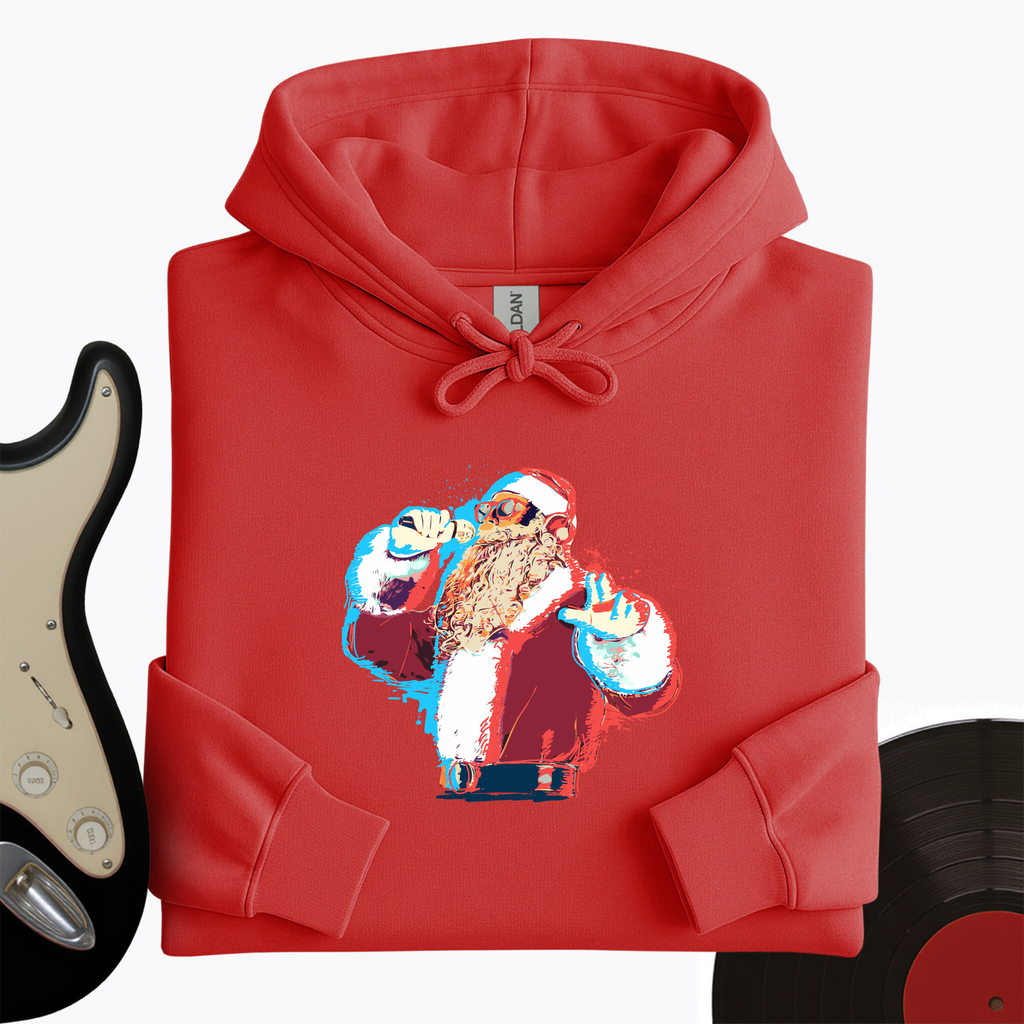 Santa On The Mic Hoodie product image 7