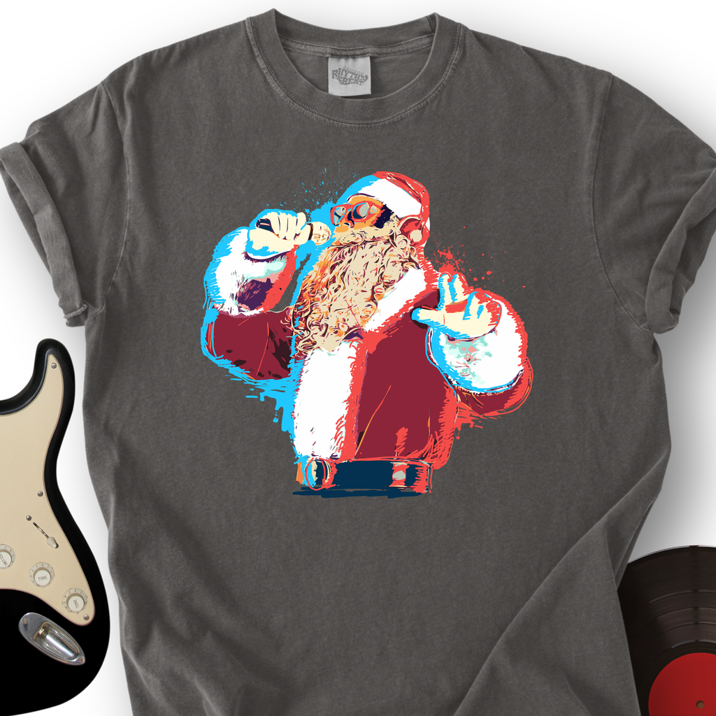 Santa On The Mic T-Shirt product image 2