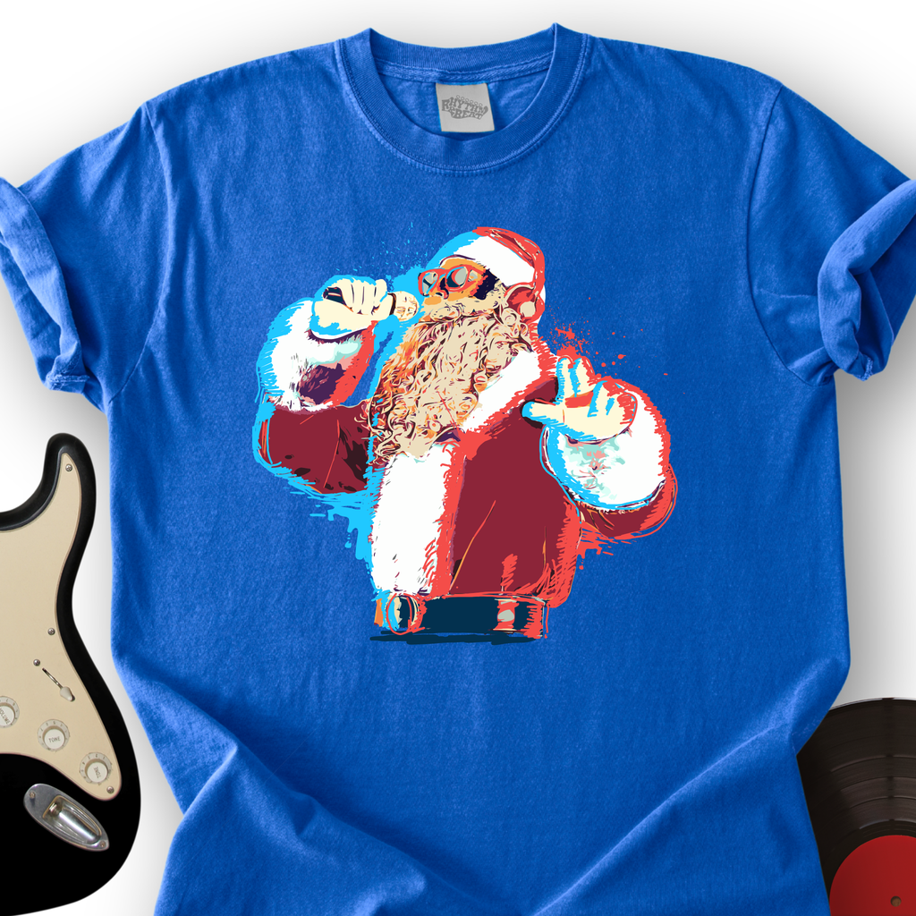 Santa On The Mic T-Shirt product image 1