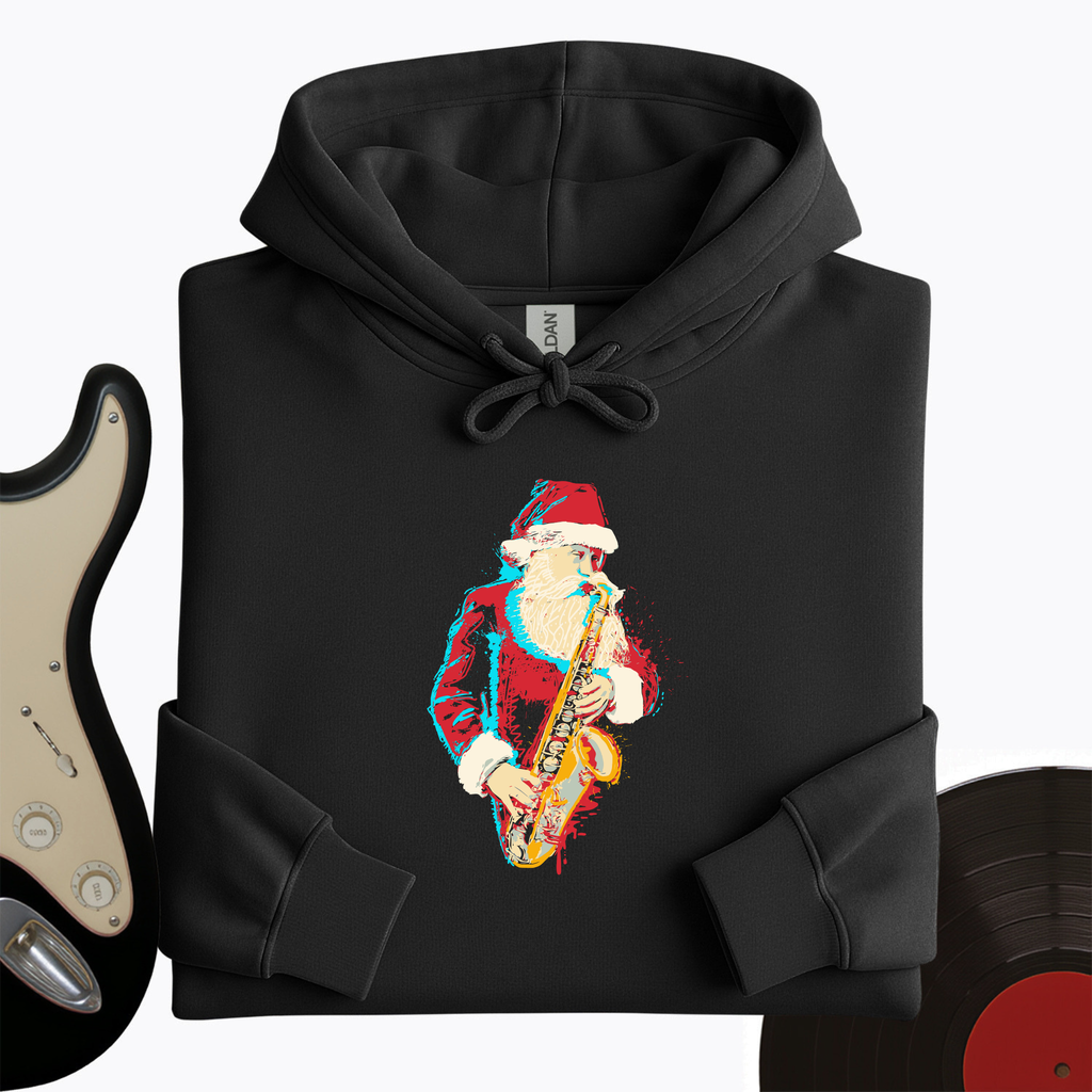 Santa Saxophone Hoodie product image 7