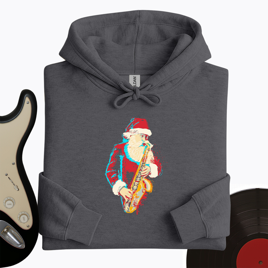 Santa Saxophone Hoodie product image 2