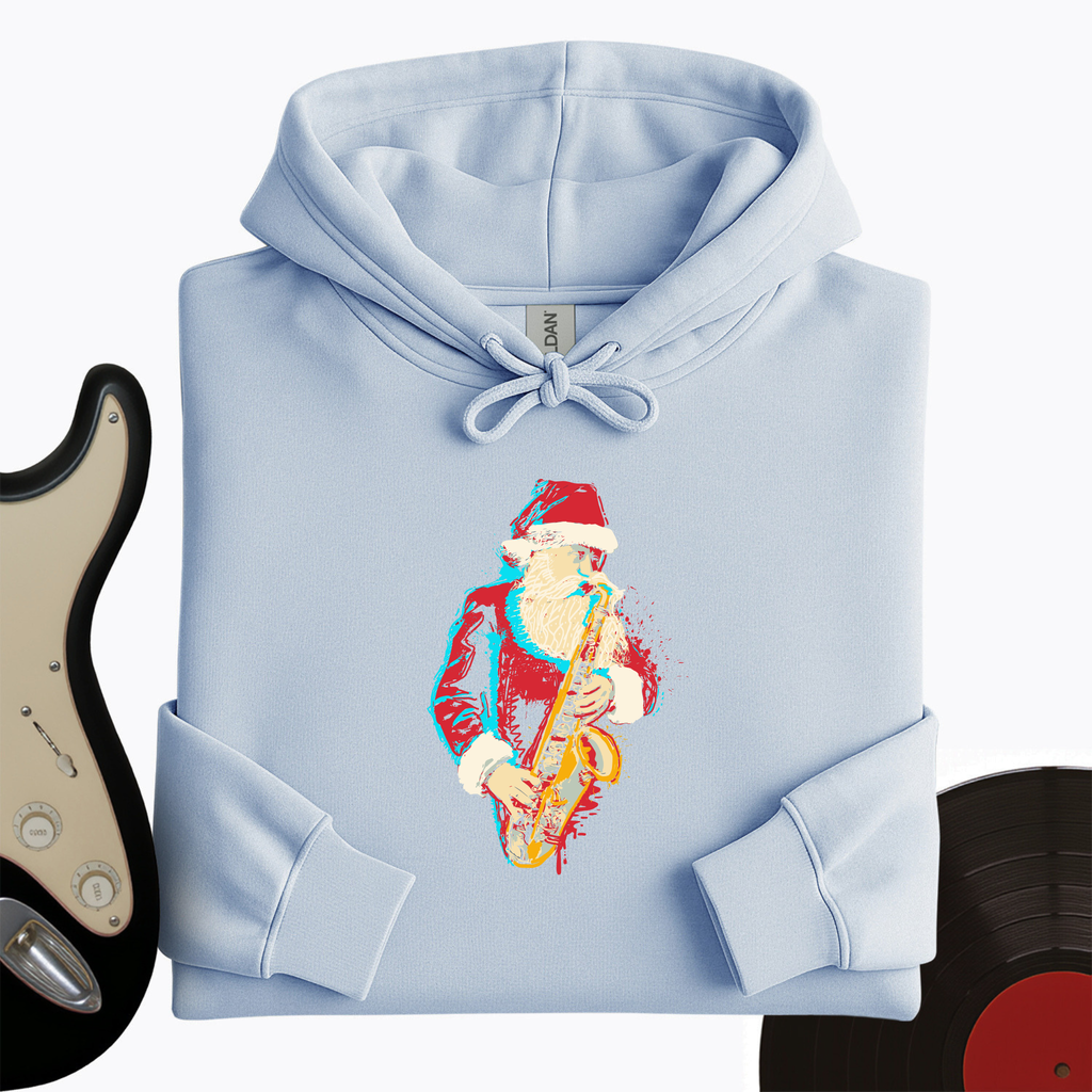 Santa Saxophone Hoodie product image 9