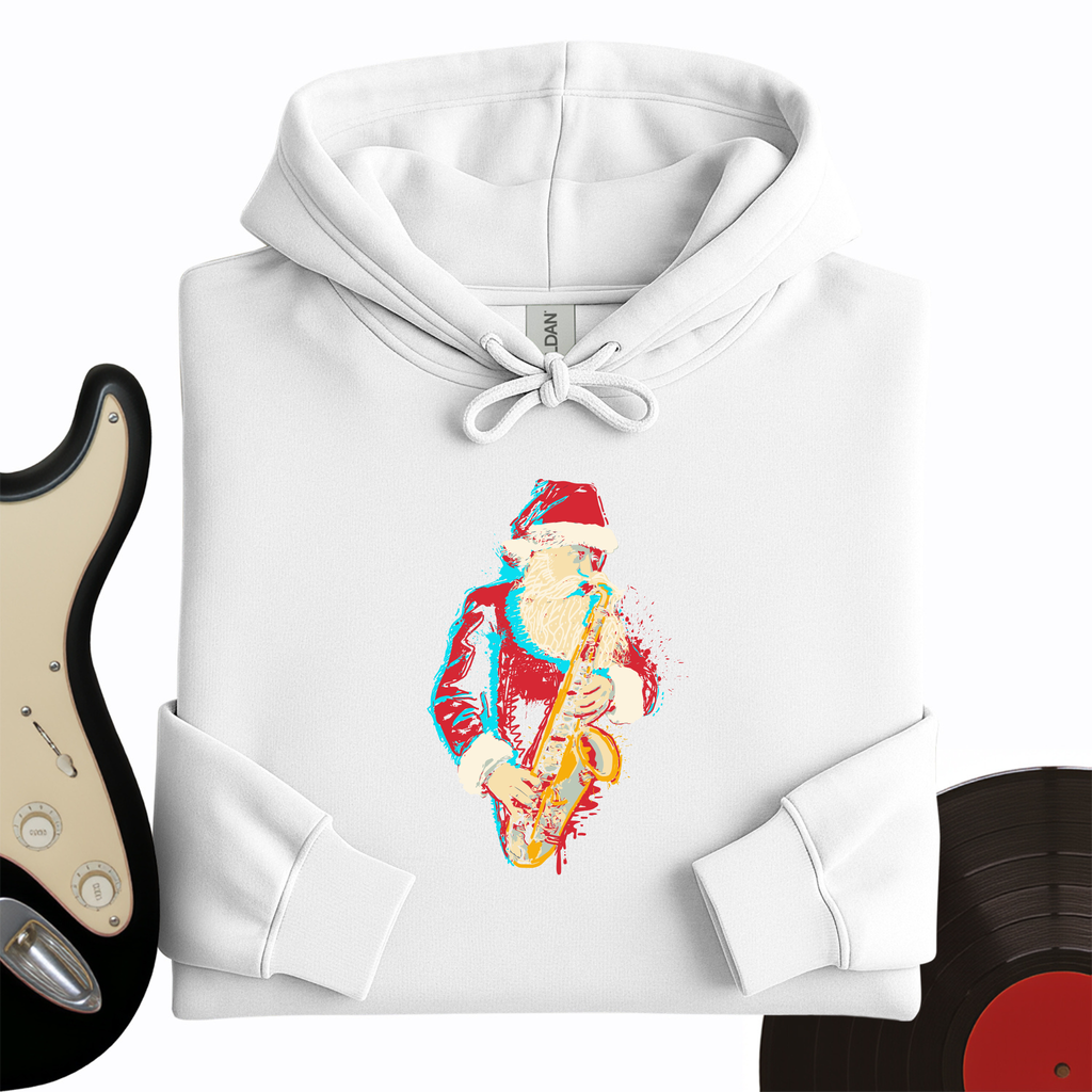 Santa Saxophone Hoodie product image 6