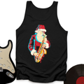 Santa Saxophone Tank Top