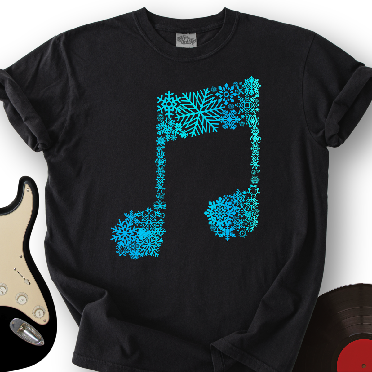 Snowflake Note T-Shirt product image 5