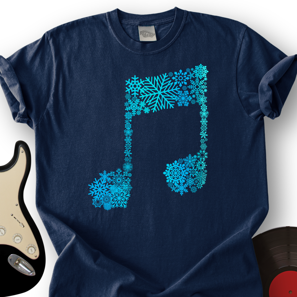 Snowflake Note T-Shirt product image 3