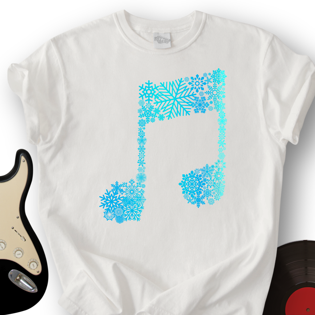 Snowflake Note T-Shirt product image 1
