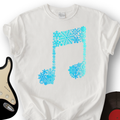 Snowflake Note T-Shirt product image 1