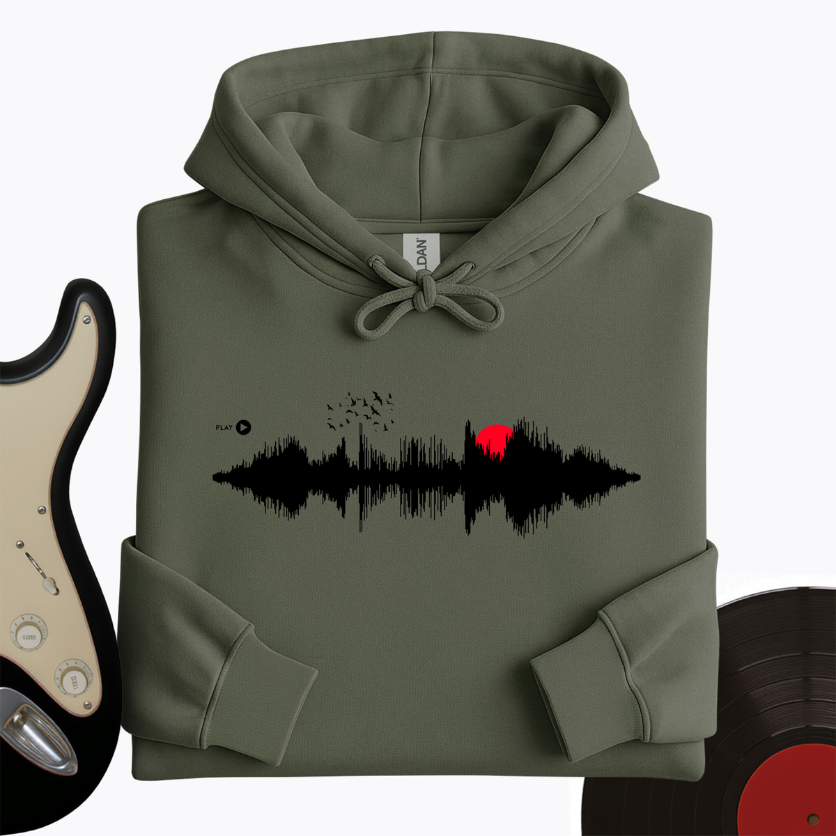 Sunset Soundwave Hoodie product image 7