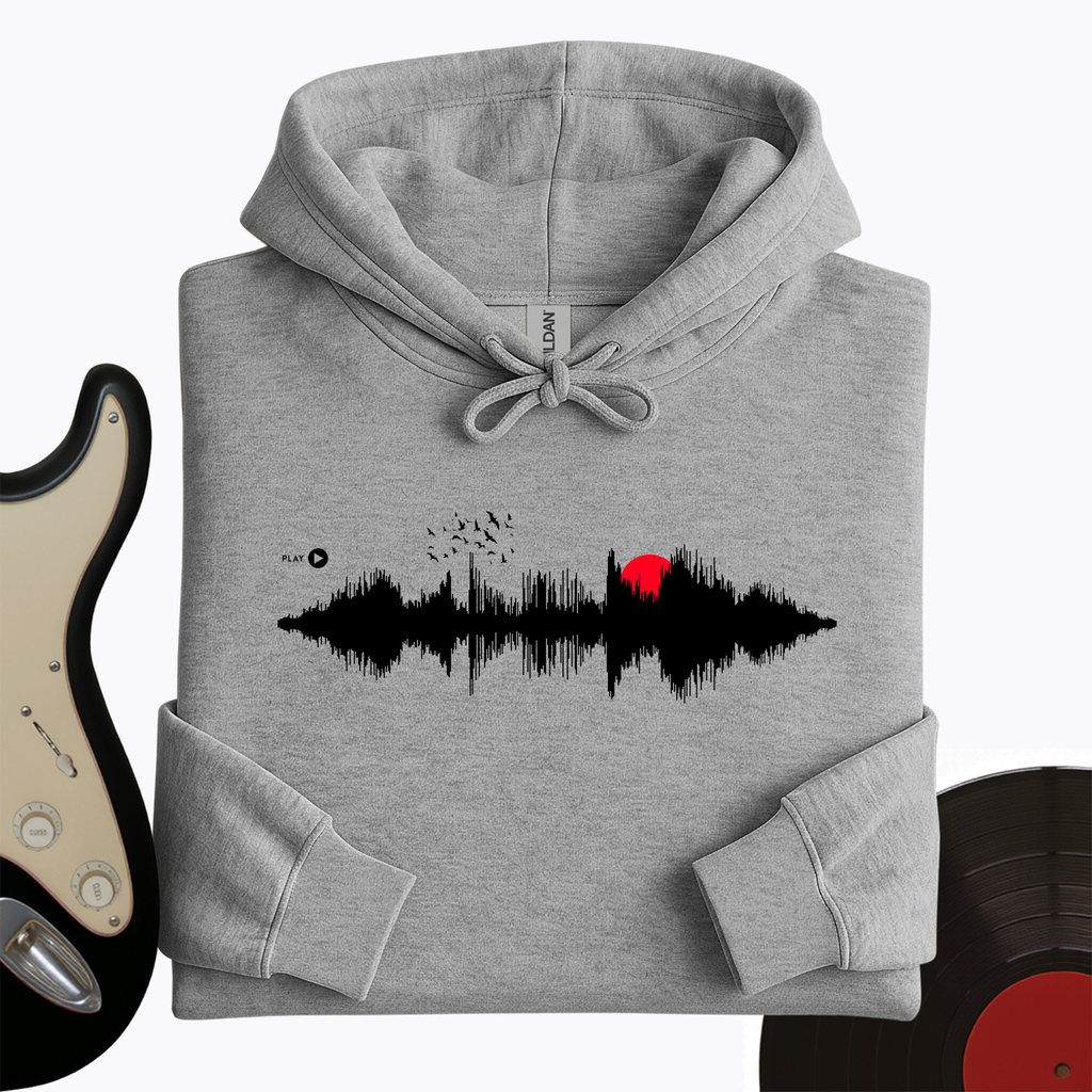 Sunset Soundwave Hoodie product image 3