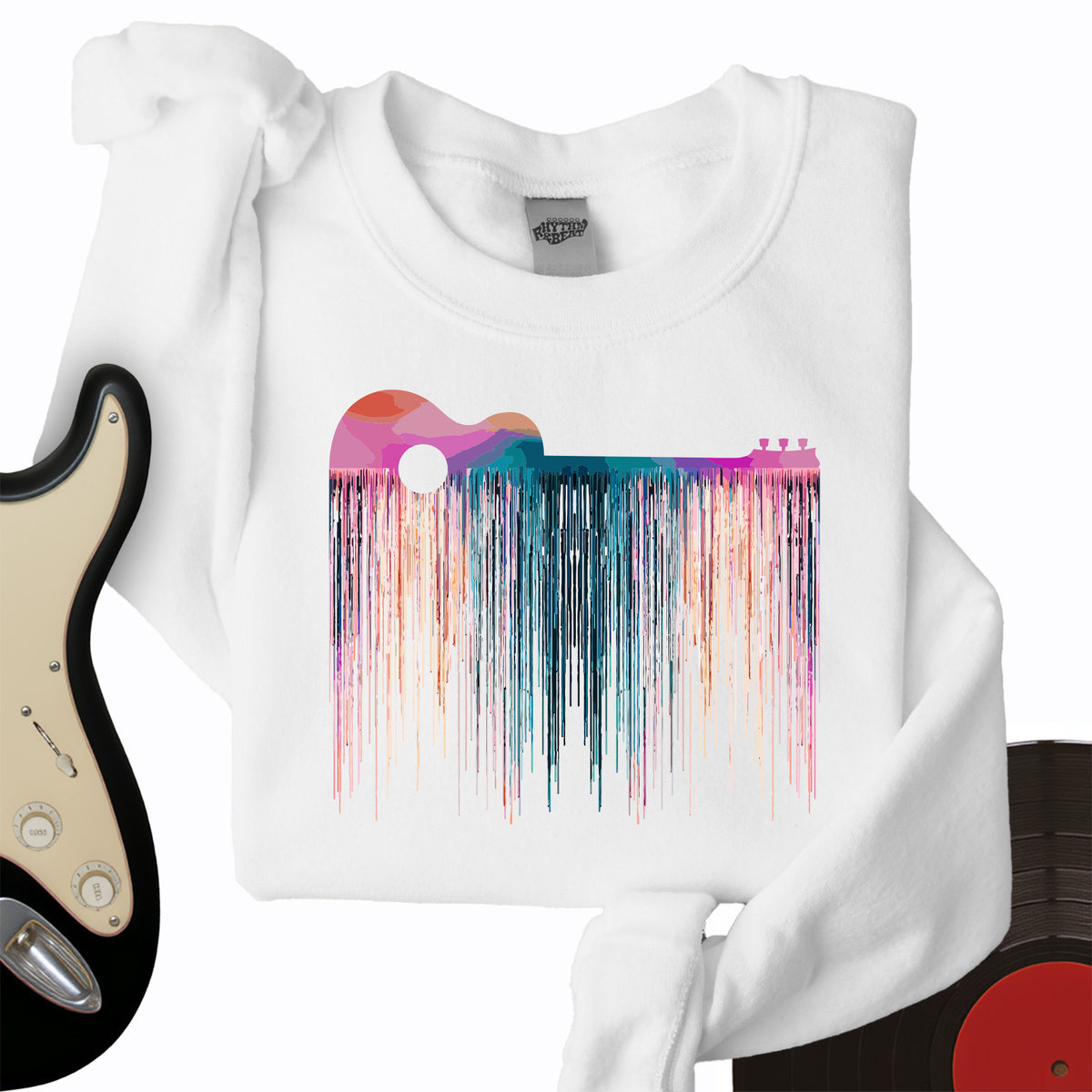 Trippy Guitar Crewneck product image 3
