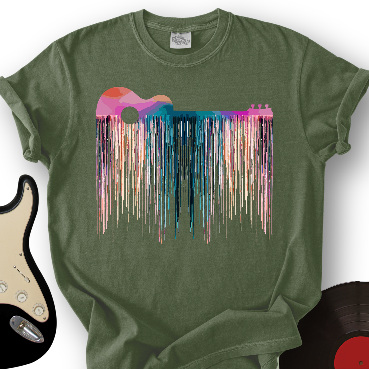 Trippy Guitar T-Shirt product image 6