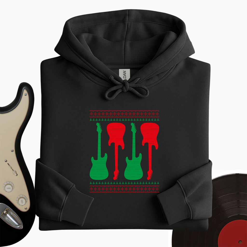 Ugly Guitar Holiday Hoodie product image 5