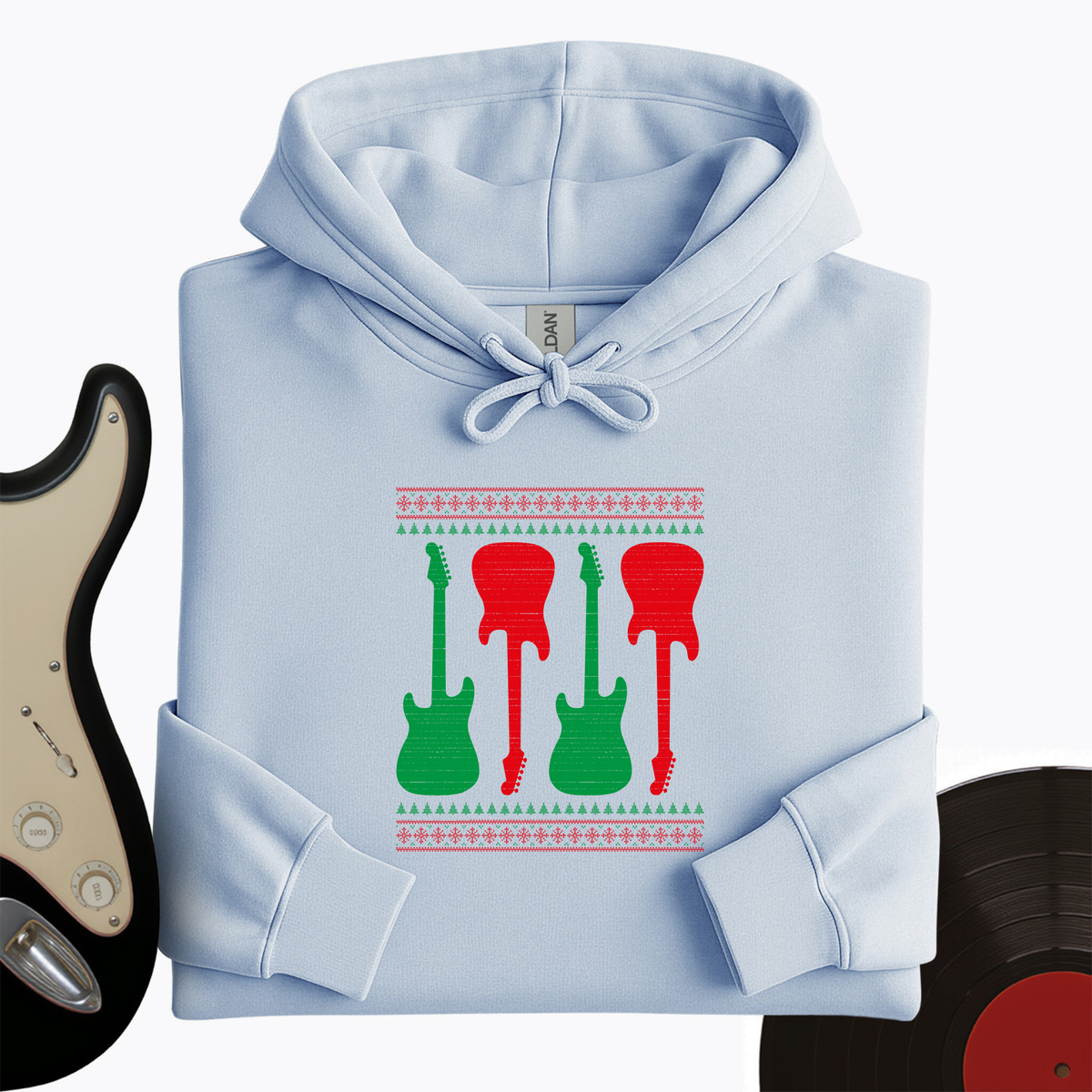 Ugly Guitar Holiday Hoodie product image 8