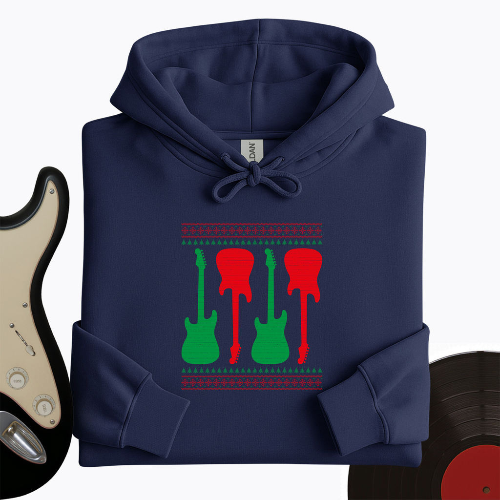 Ugly Guitar Holiday Hoodie product image 3