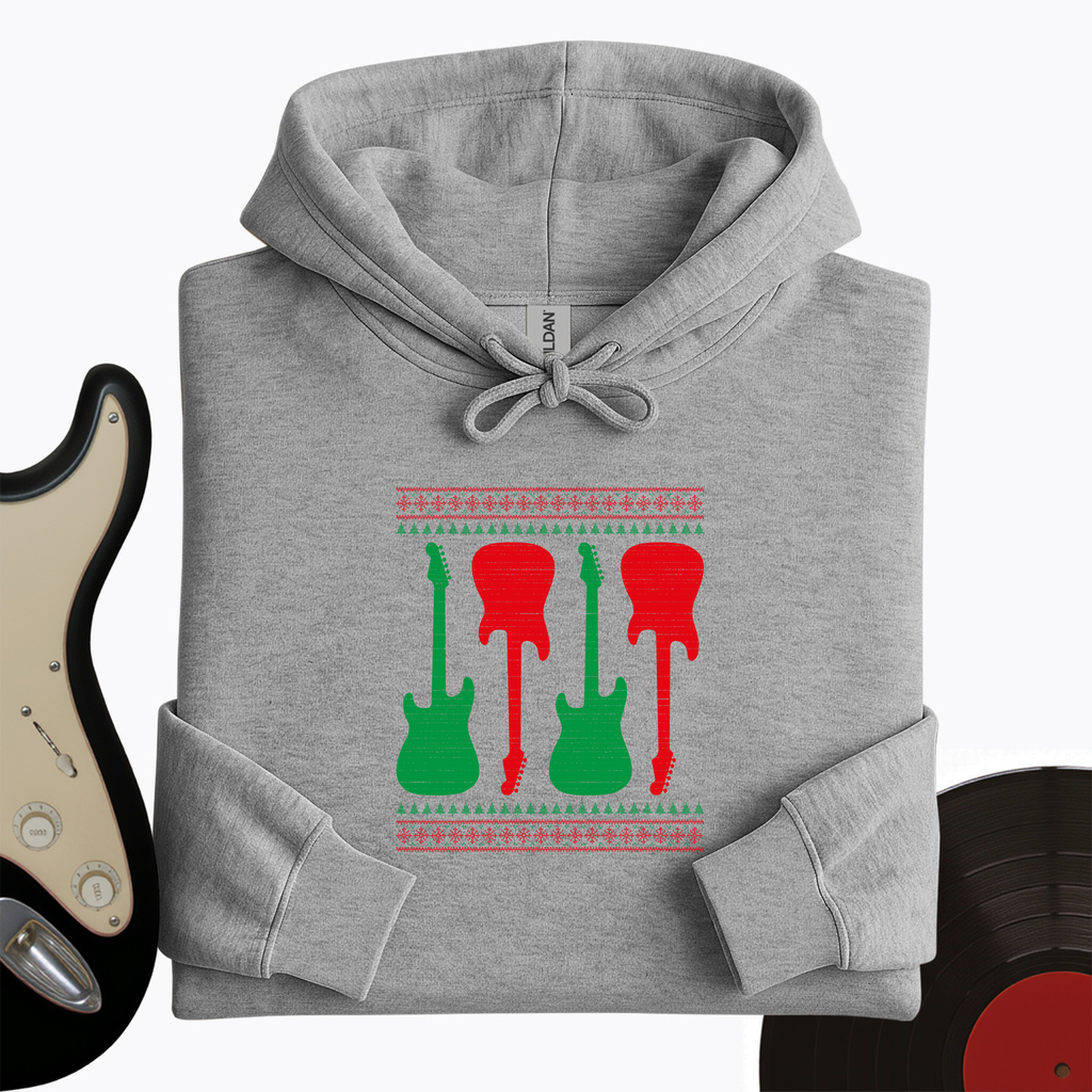 Ugly Guitar Holiday Hoodie product image 4