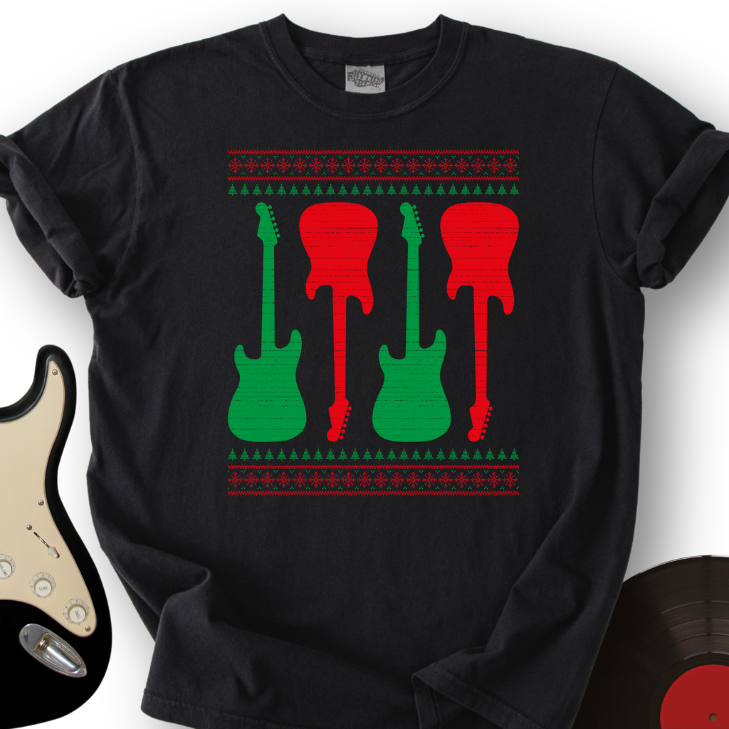 Ugly Guitar Holiday T-Shirt product image 1
