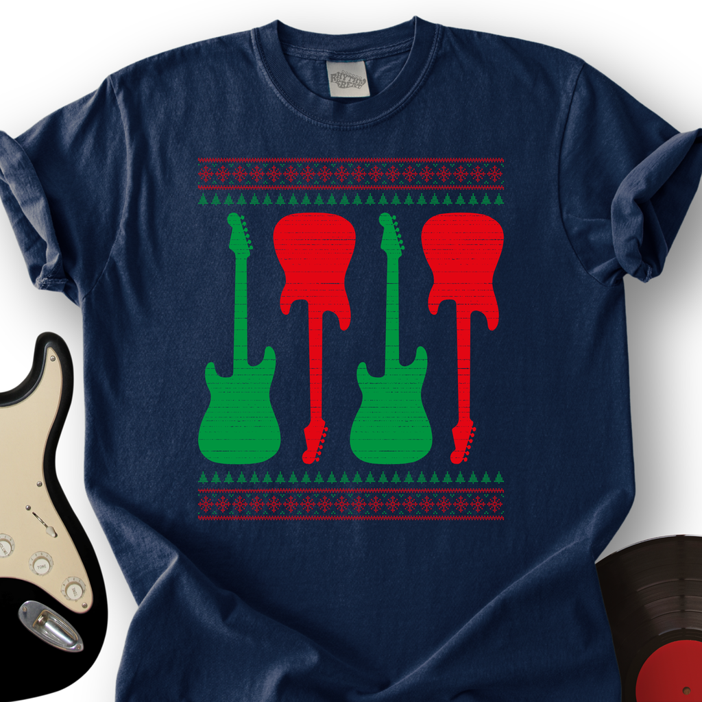 Ugly Guitar Holiday T-Shirt product image 3