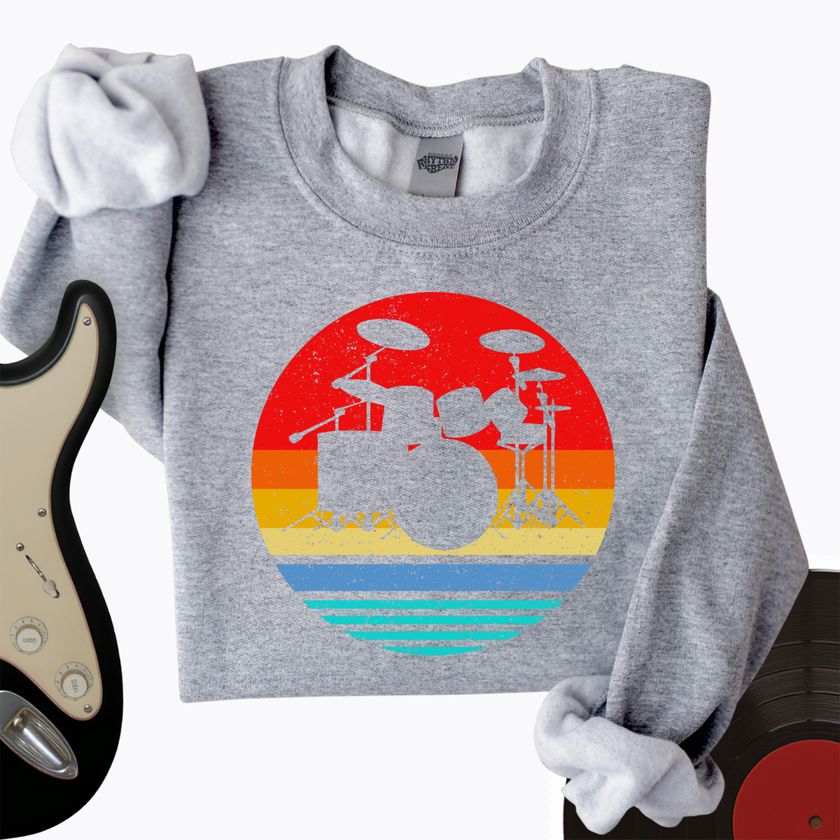 Vintage Drum Set Crewneck product image 3