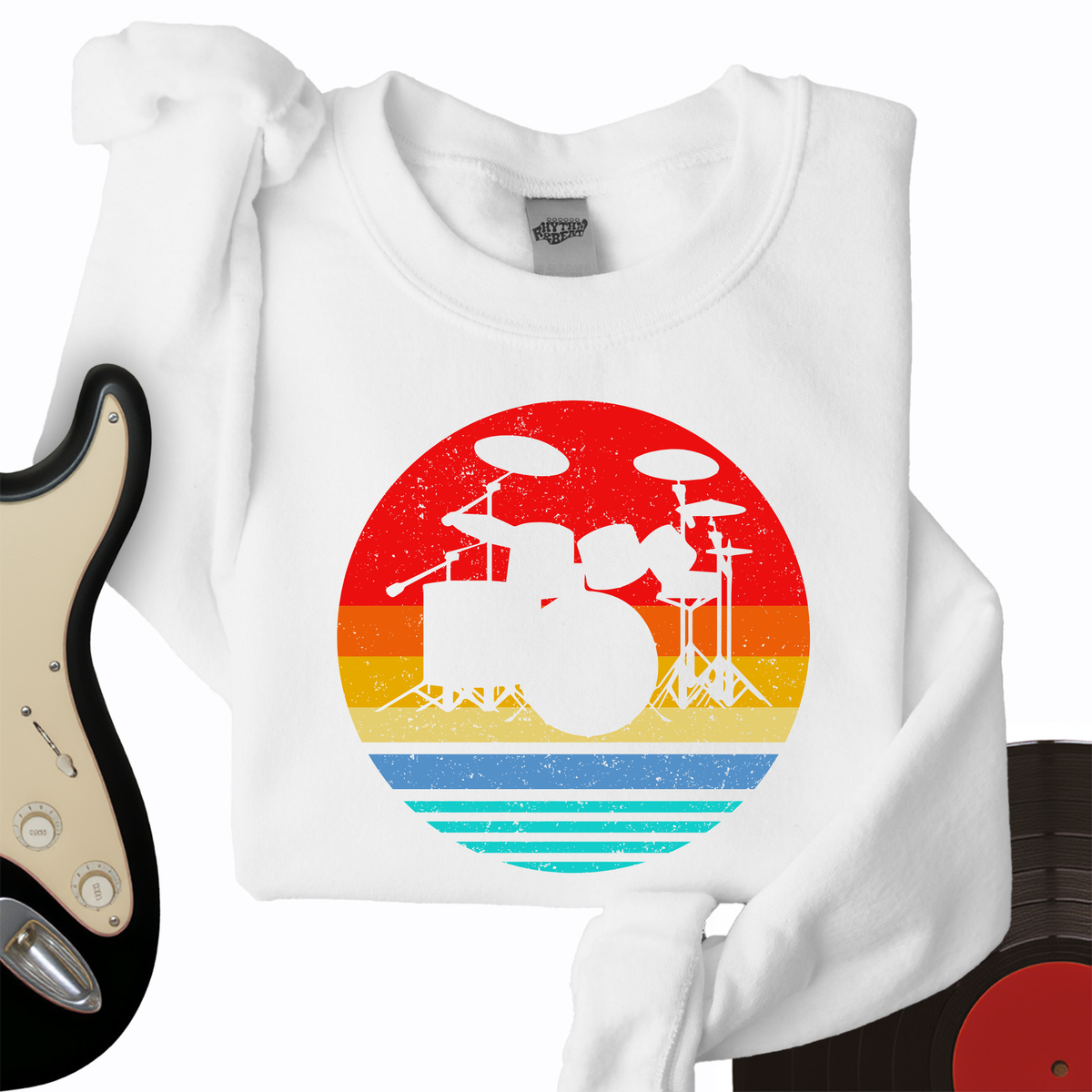 Vintage Drum Set Crewneck product image 4