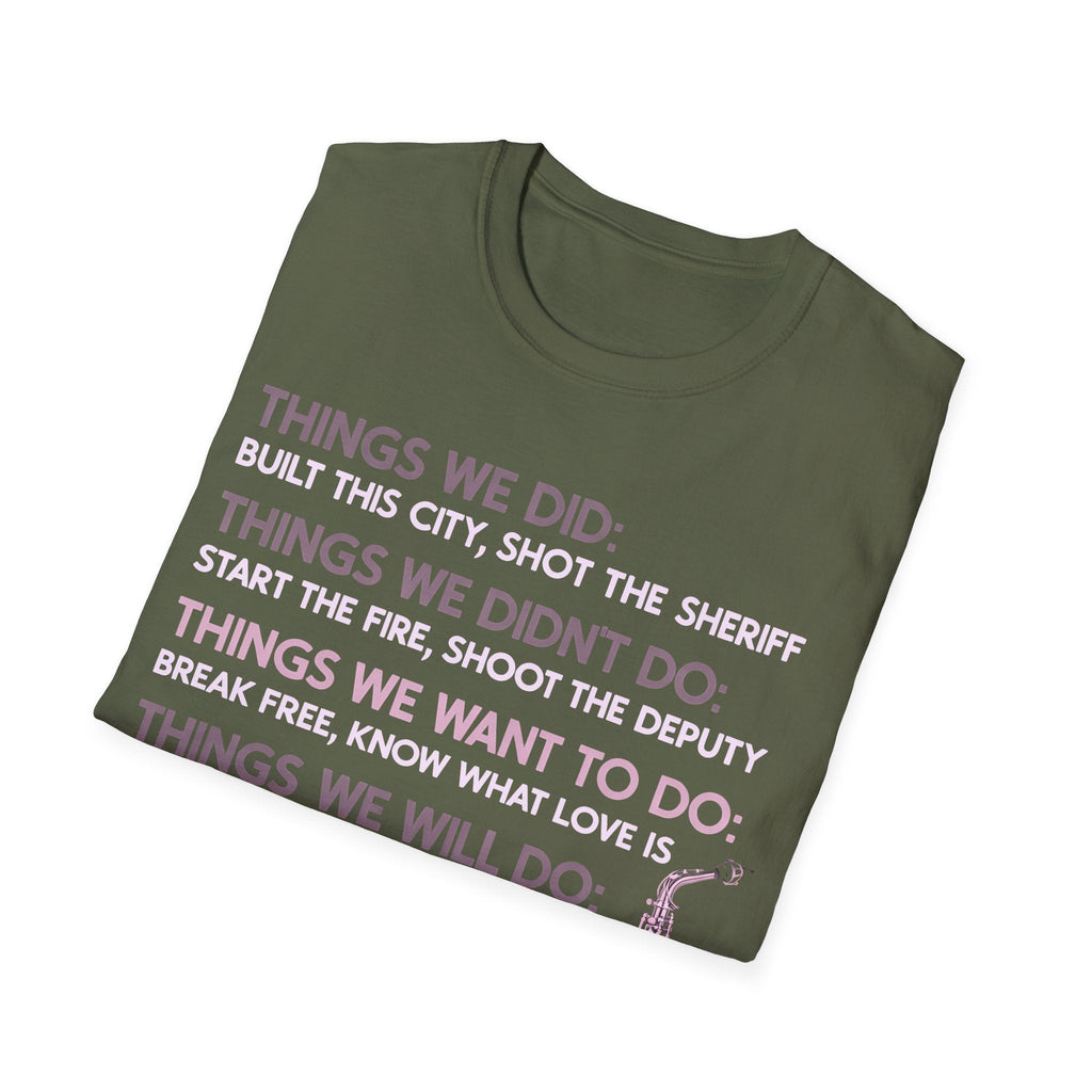 Things We Did Sax T-Shirt product image 25