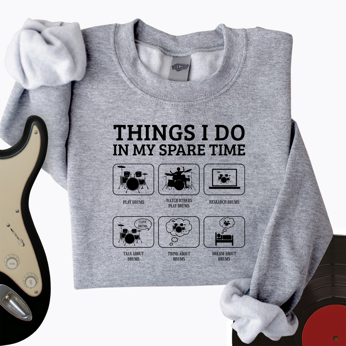 All I Do is Drum Crewneck product image 2