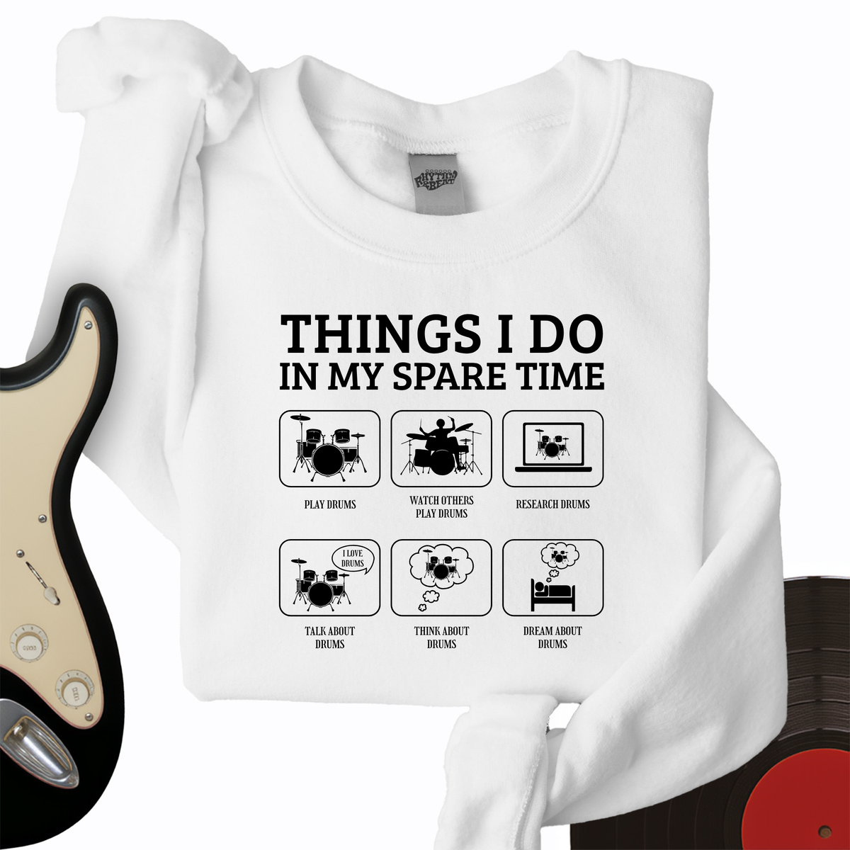 All I Do is Drum Crewneck product image 3