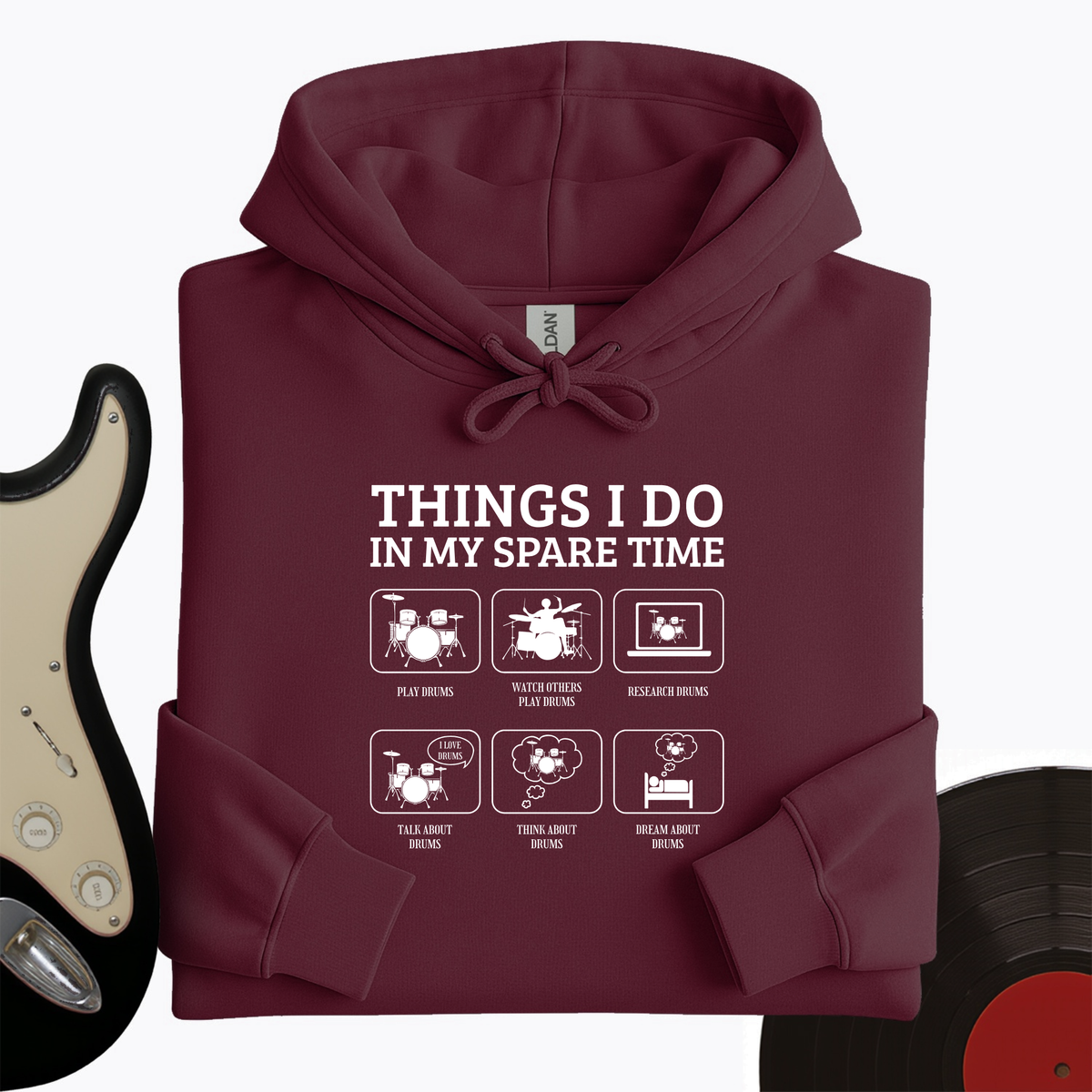 All I Do is Drum Hoodie product image 3