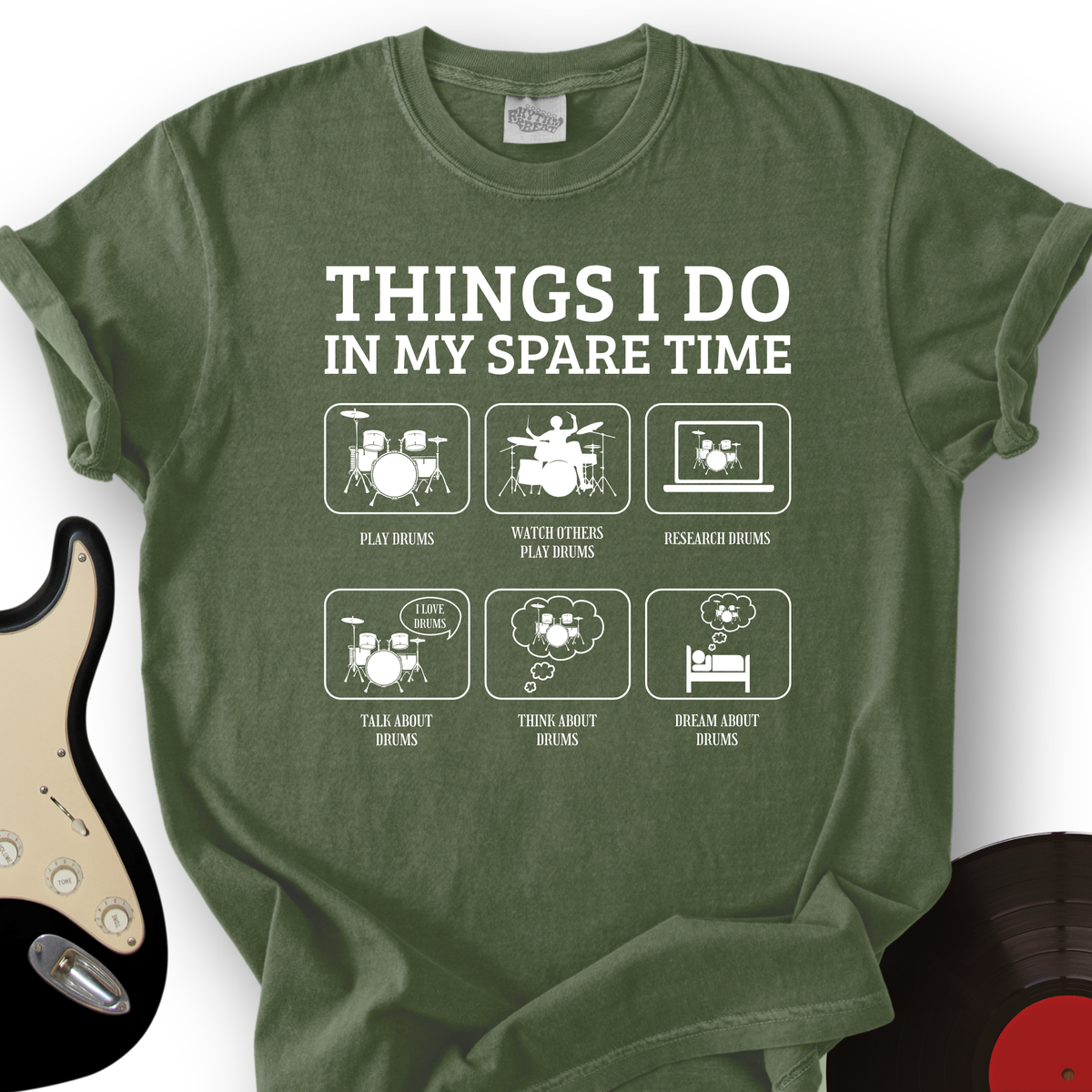All I Do is Drum T-Shirt product image 7